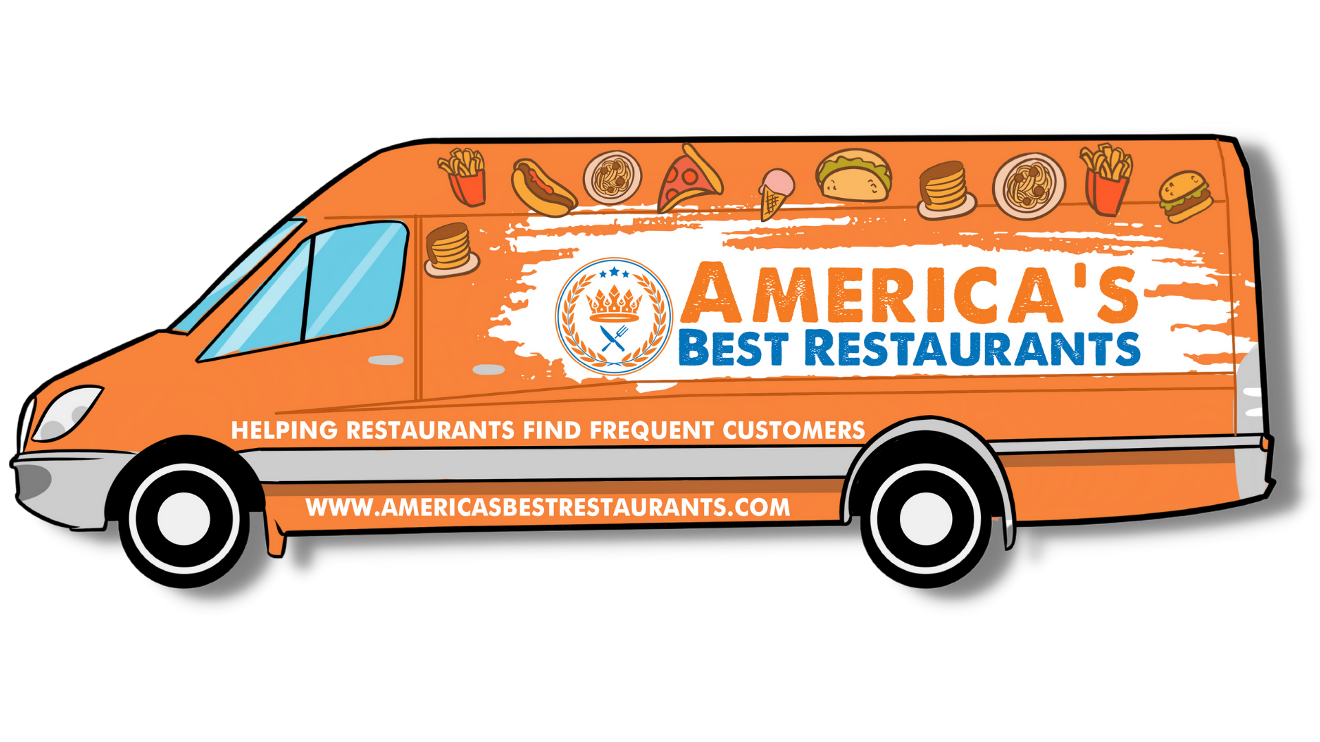 Americas Best Restaurants Van Logo 