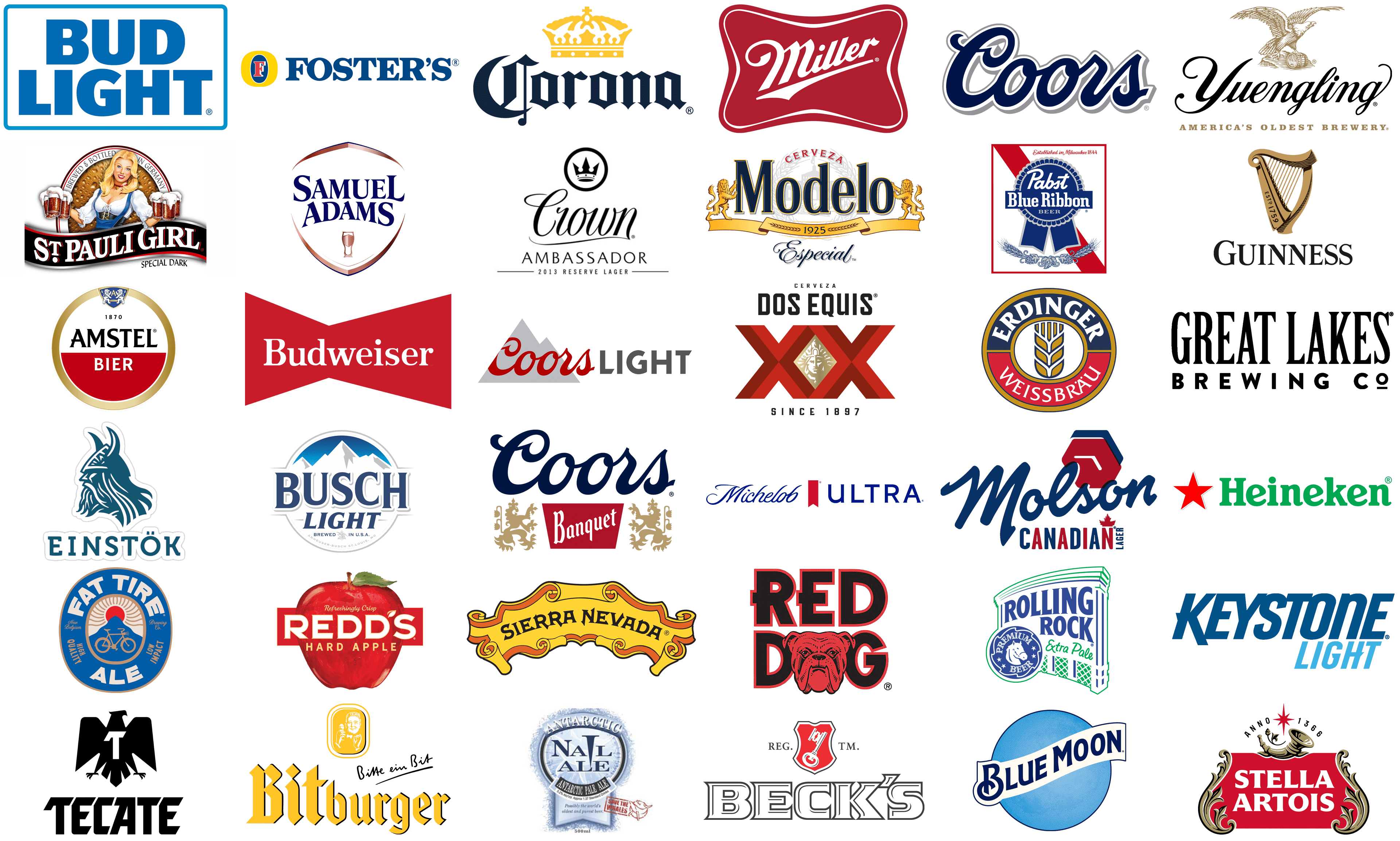 Multi Beer Logos